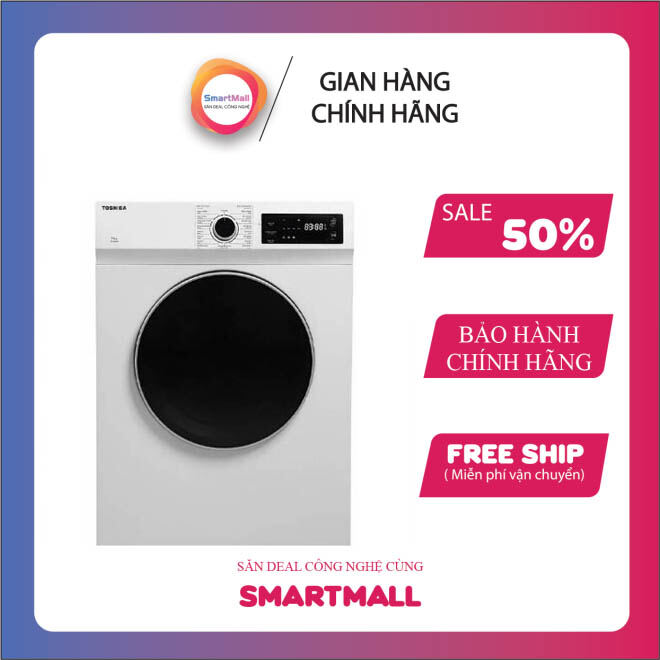 Máy sấy thông hơi quần áo Toshiba TD-H80SEV - Công nghệ SenseDry giữ bền màu - Công nghệ sấy đảo chiều giảm nhăn - Chương trình sấy nhanh