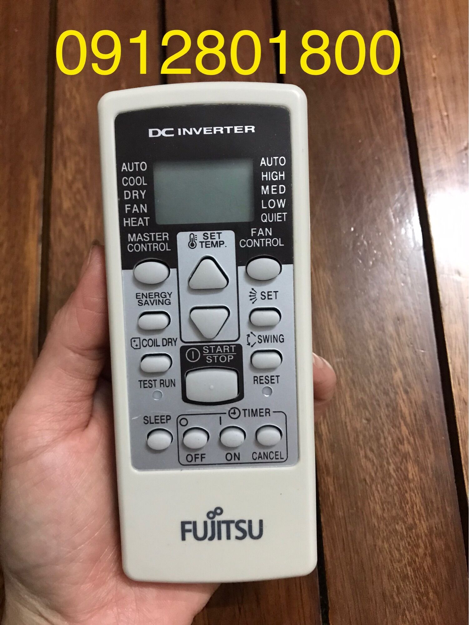 Điều khiển điều hoà FUJITSU  DC INVERTER REMOTE MÁY LẠNH