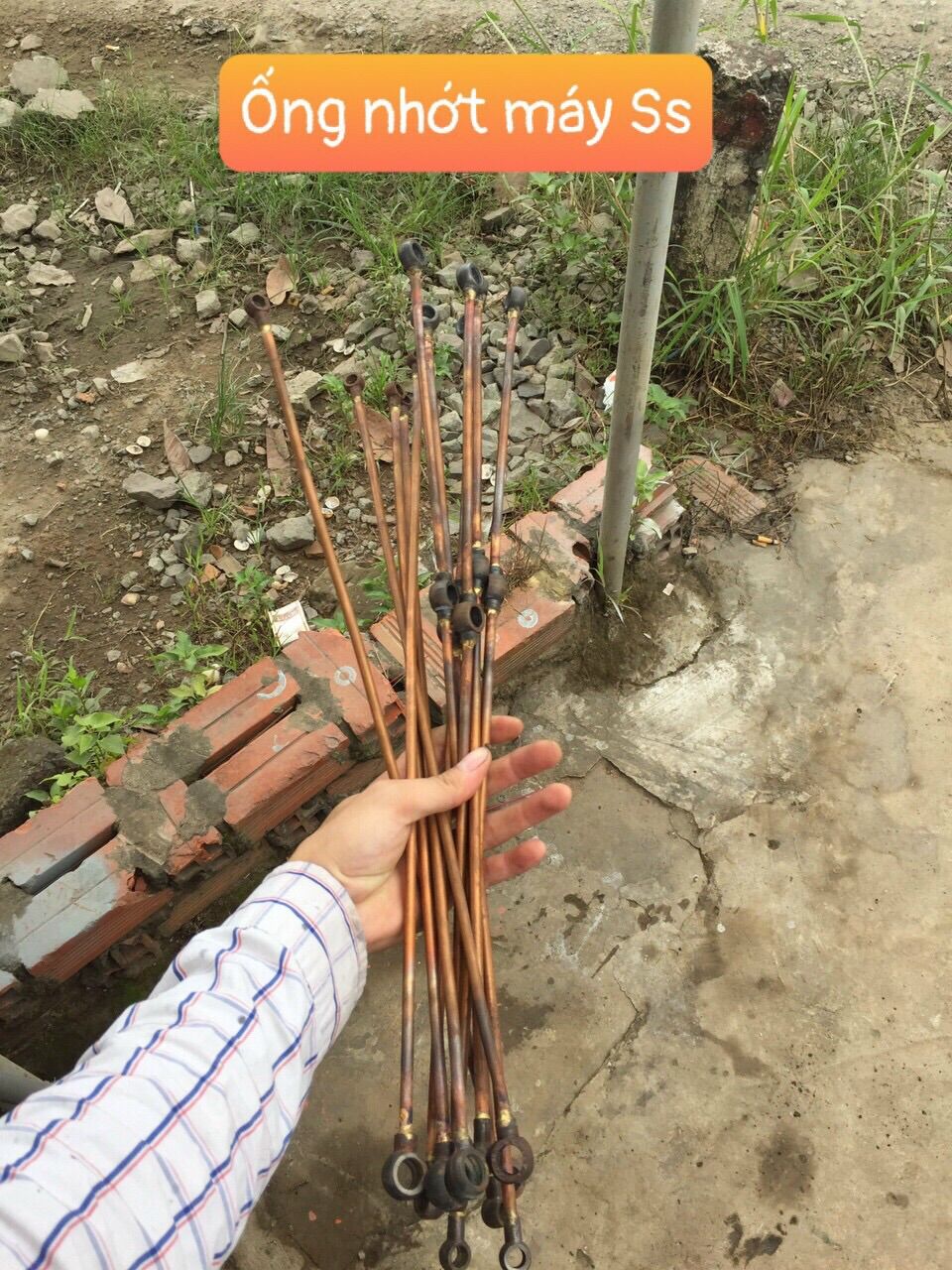 Ống nhớt máy ss60, ss70,ss80,ss90