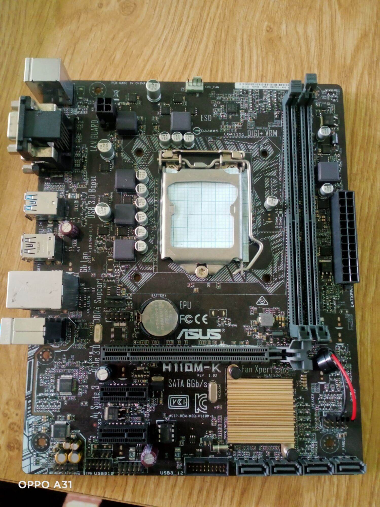 mainboard asus h110  SOCKET 1151