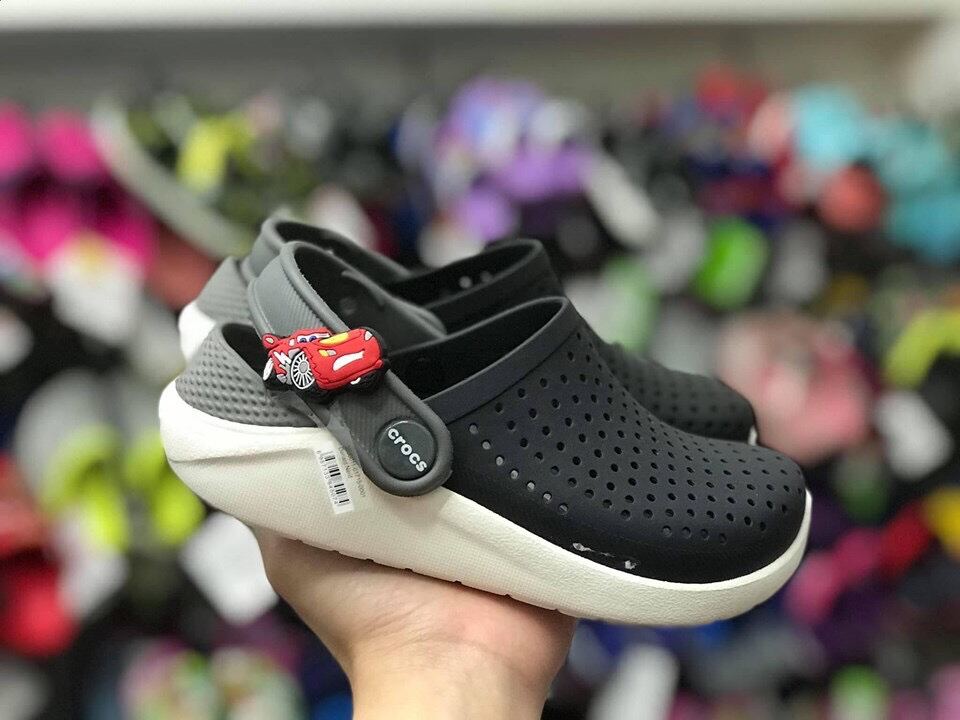 Dép sục crocs literide siêu nhẹ, êm chân cho bé