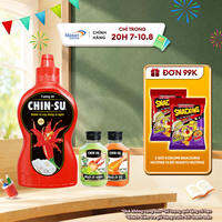 Combo 1 Tương ớt CHIN-SU 2kg+ 1chai Xốt muối ớt CHIN-SU xanh 200gr + 1chai Xốt muối ớt CHIN-SU đỏ 200gr