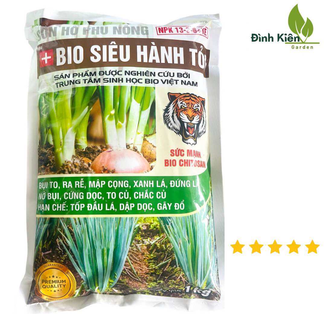 Phân bón BIO SIÊU HÀNH TỎI (gói 1Kg)