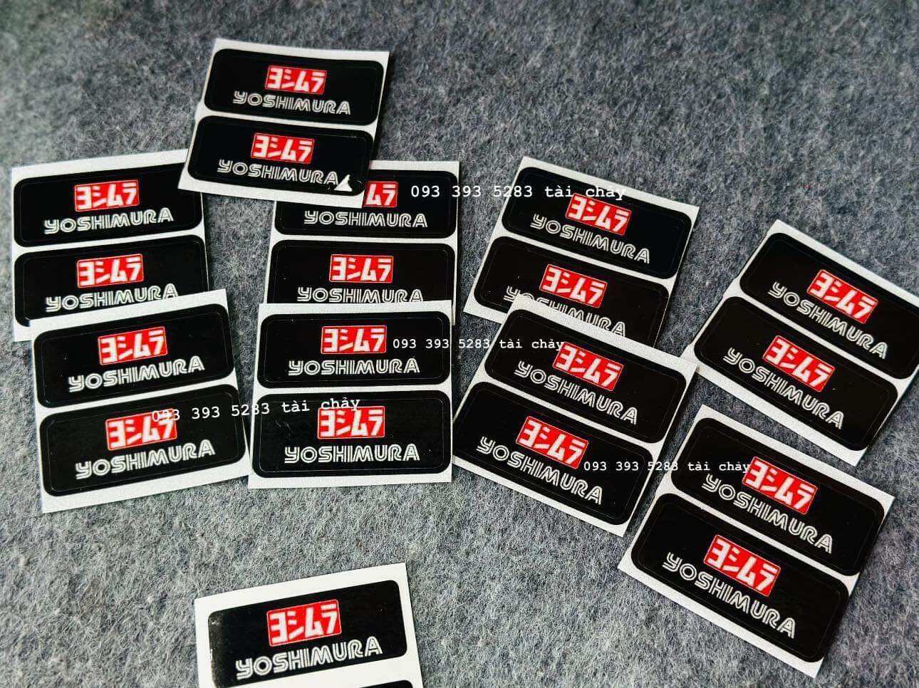 [ 1 CẶP ] TEM STICKER MINI NỀN PHẢN QUANG DÁN TRANG TRÍ XE