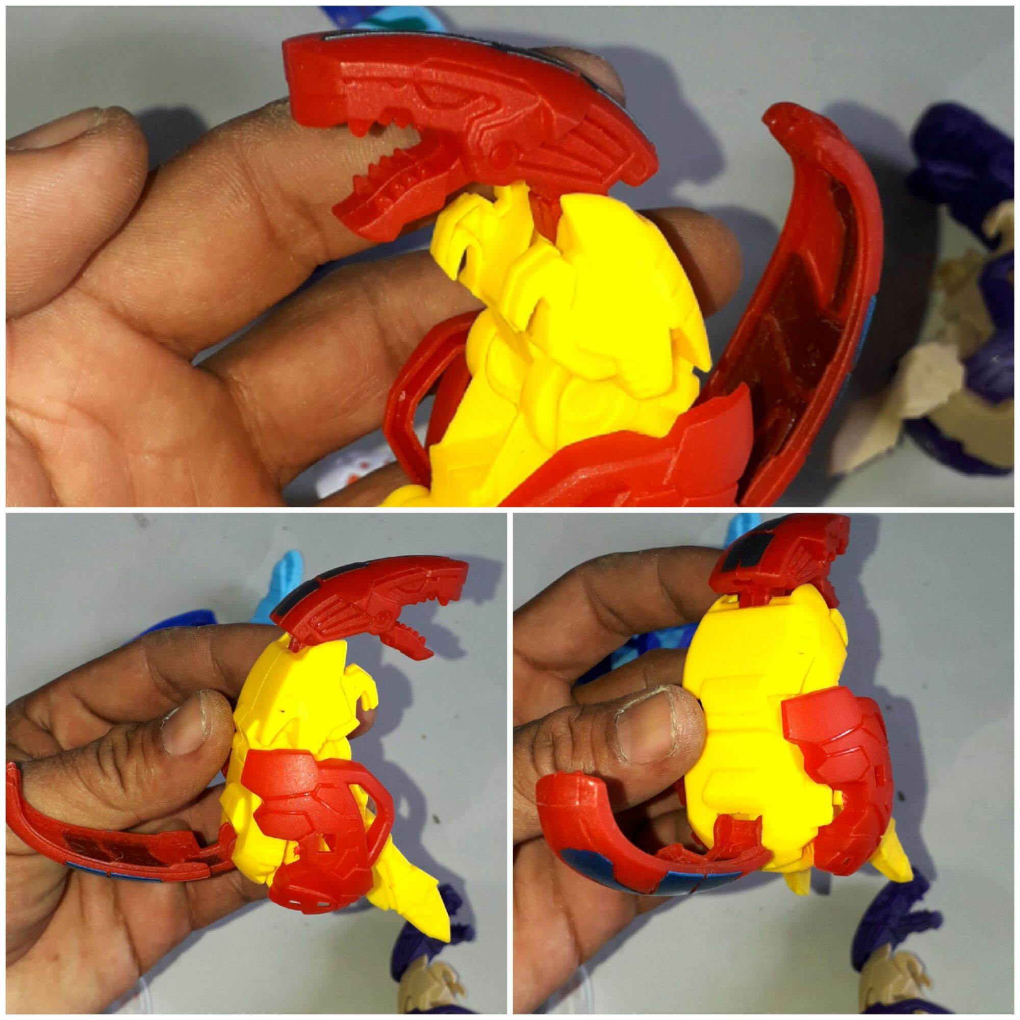 Một quả trứng lắp ráp biến thành rồng bằng nhựa rất đẹp
