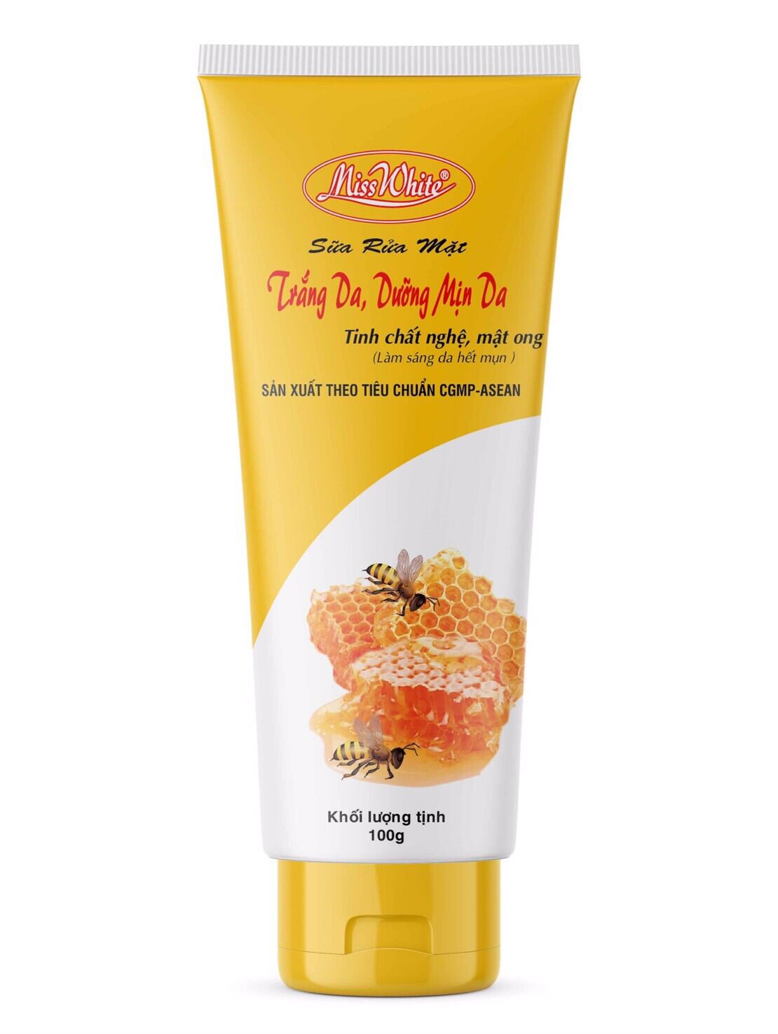 [HCM]Sữa Rửa Mặt Nghệ Mật Ong Miss white 100g