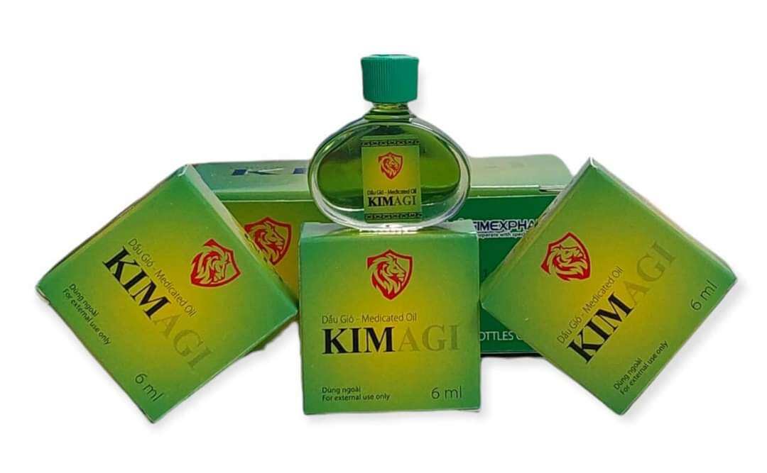 Dầu gió KIMAGI XANH 6ML