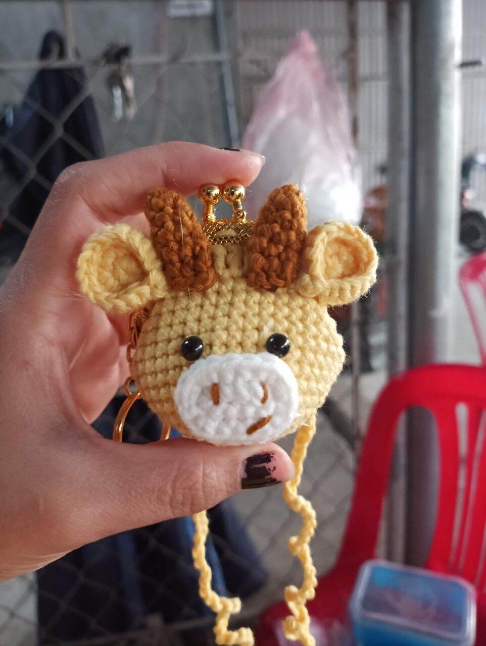 túi đựng tỏi cho bé hình con trâu