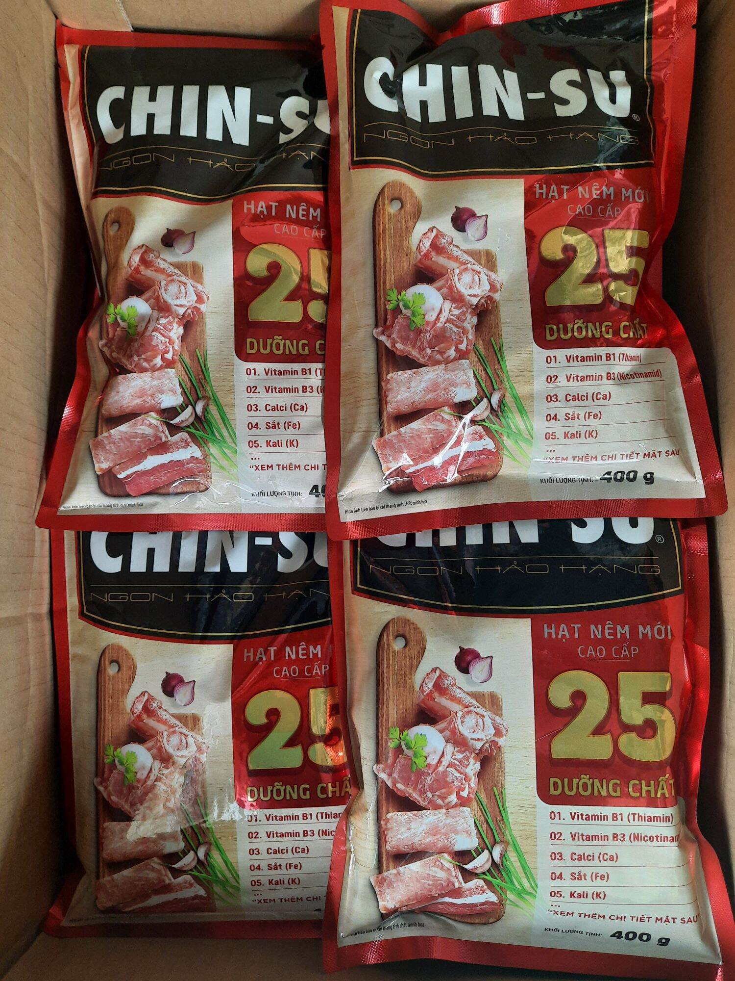 Hạt nên CHINSU 25 dưỡng chất mới bịch 400g