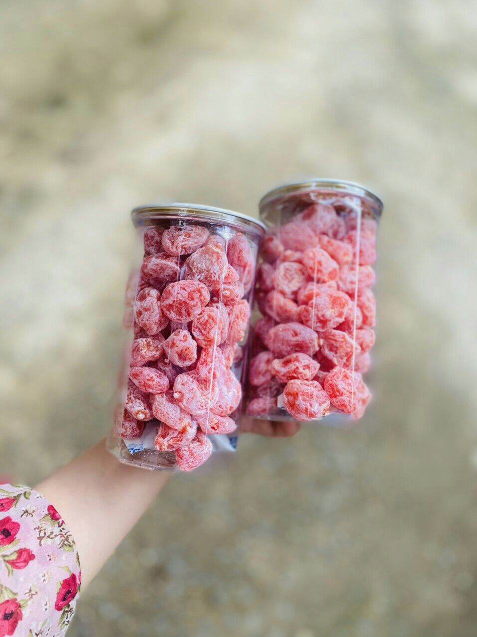 Xí muội đào hồng chua ngọt