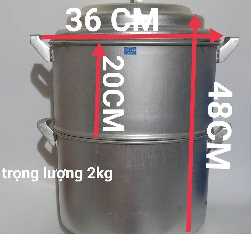 NỒI HẤP 8KG BẰNG NHÔM