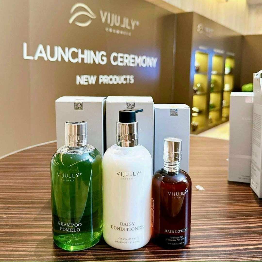 combo dầu gội bưởi vijully mẩu mới