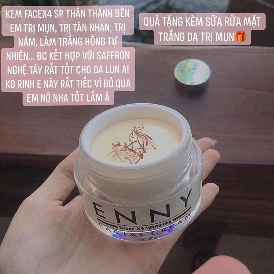 Kem Face dưỡng trắng da Enny ngày đêm