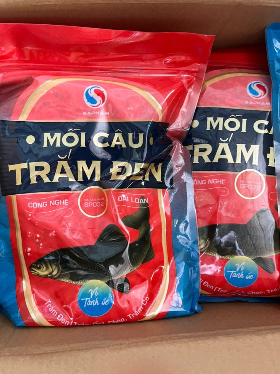 Mồi câu trắm đen Sapham 1500g