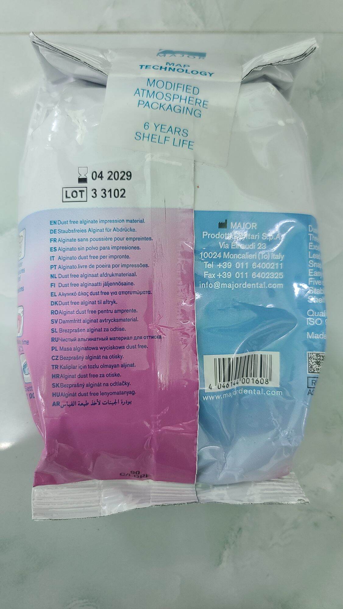 BỘT LẤY DẤU ALGINMAX.  (Ý) BỘT LẤY DẤU NHA KHOA,ĐÚC TƯỢNG.