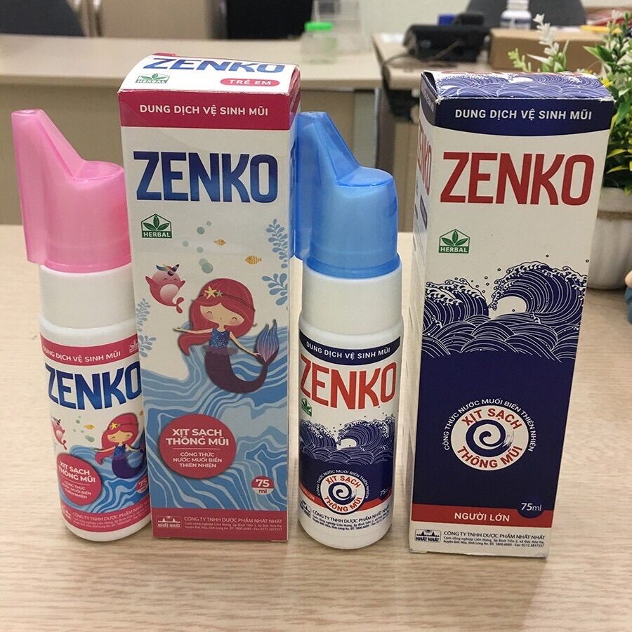 Dung dịch vệ sinh mũi zenko chai 75ml