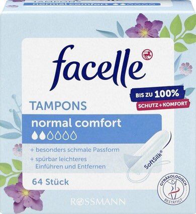 Băng vệ sinh Tampon Facelle, đủ size, hàng Đức