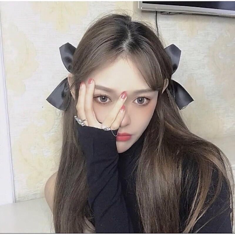 Kẹp tóc nơ Jisoo blackpink set 2 kẹp tóc nơ phong cách Hàn Quốc