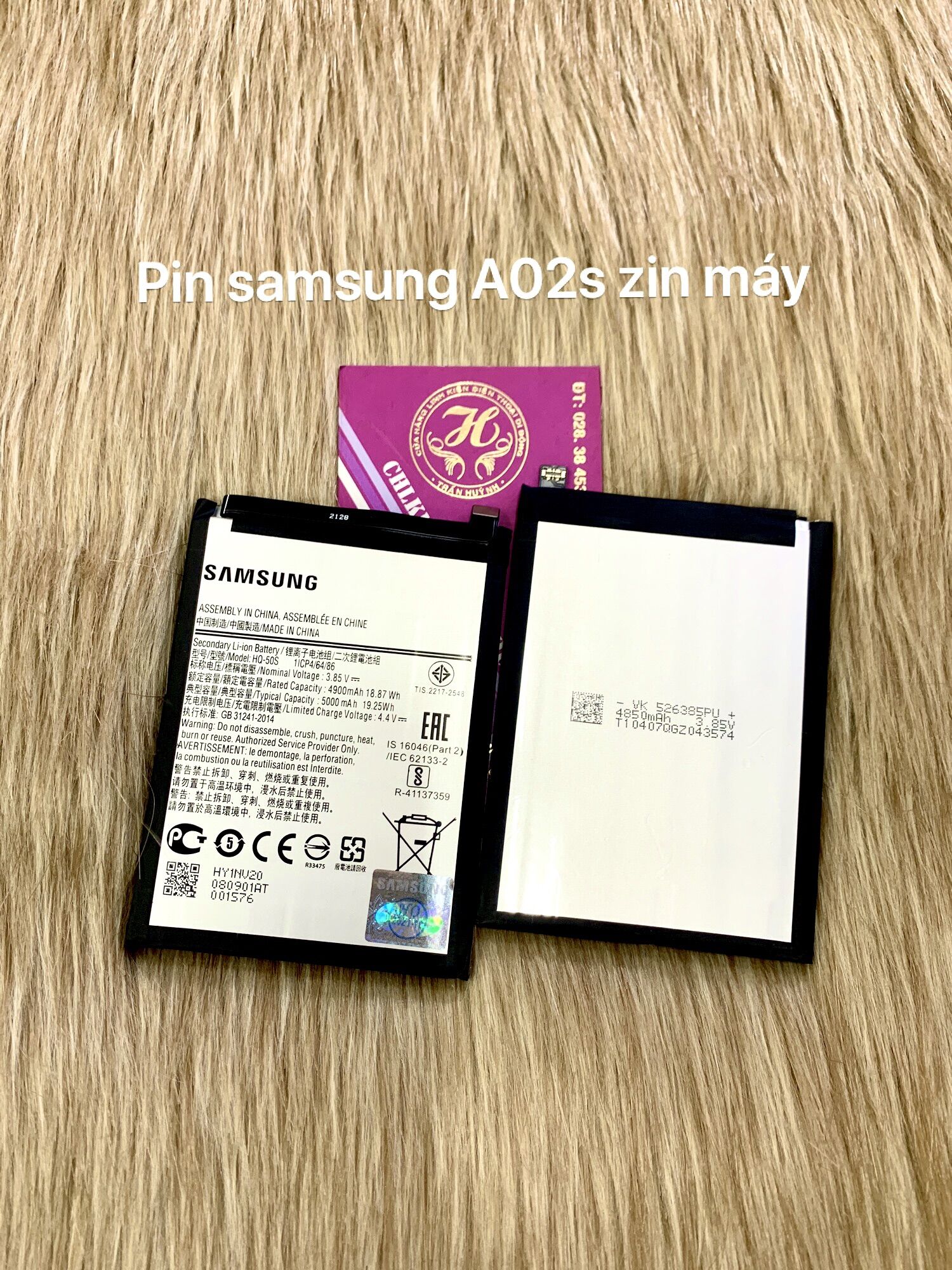 Pin samsung A02s zin máy-mới