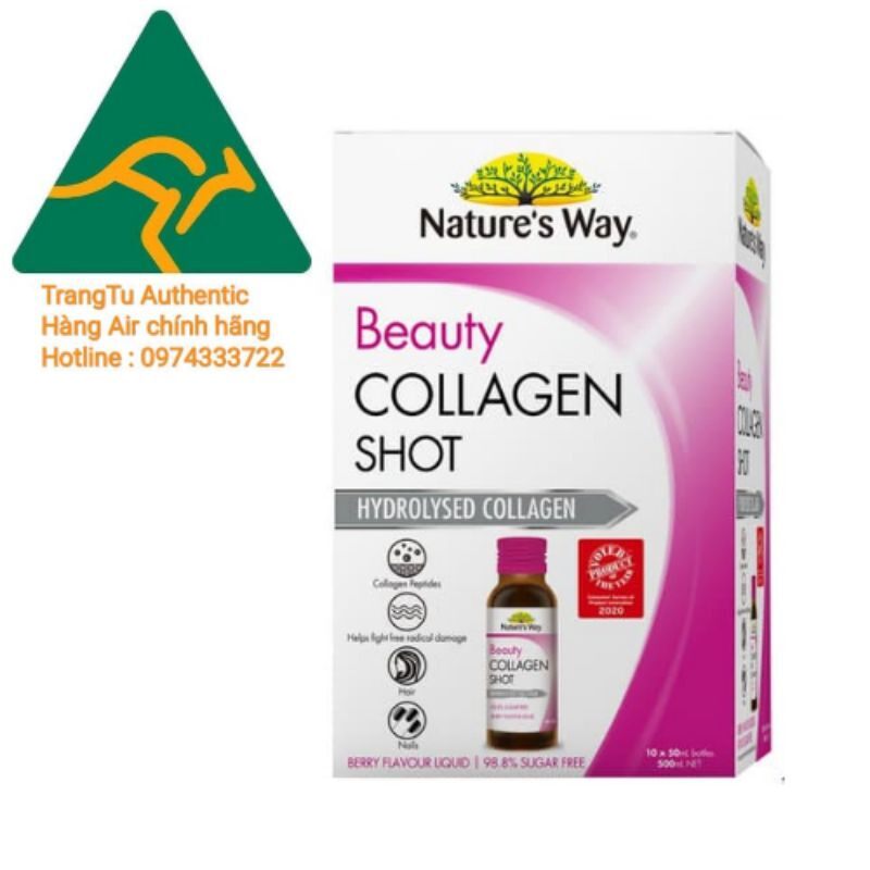 Collagen dạng nước Nature’s Way Beauty Collagen Shot