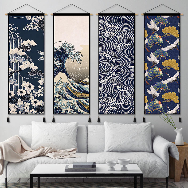 Thảm Treo Tường Phòng Khách Ukiyo