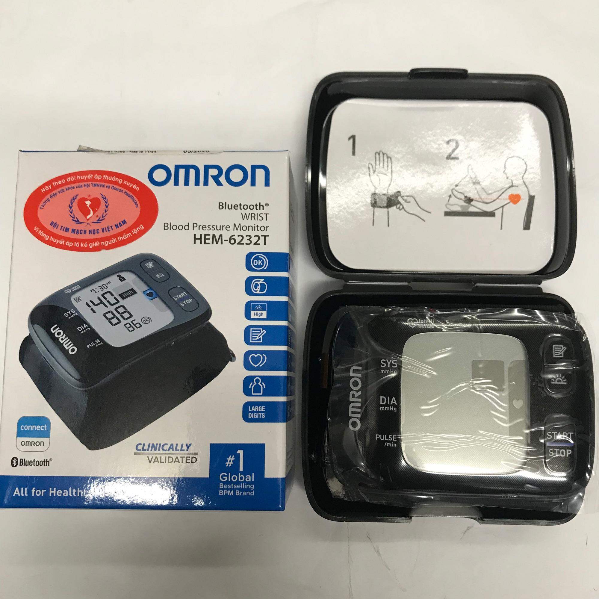 Máy đo huyết áp Omron cổ tay Hem-6232