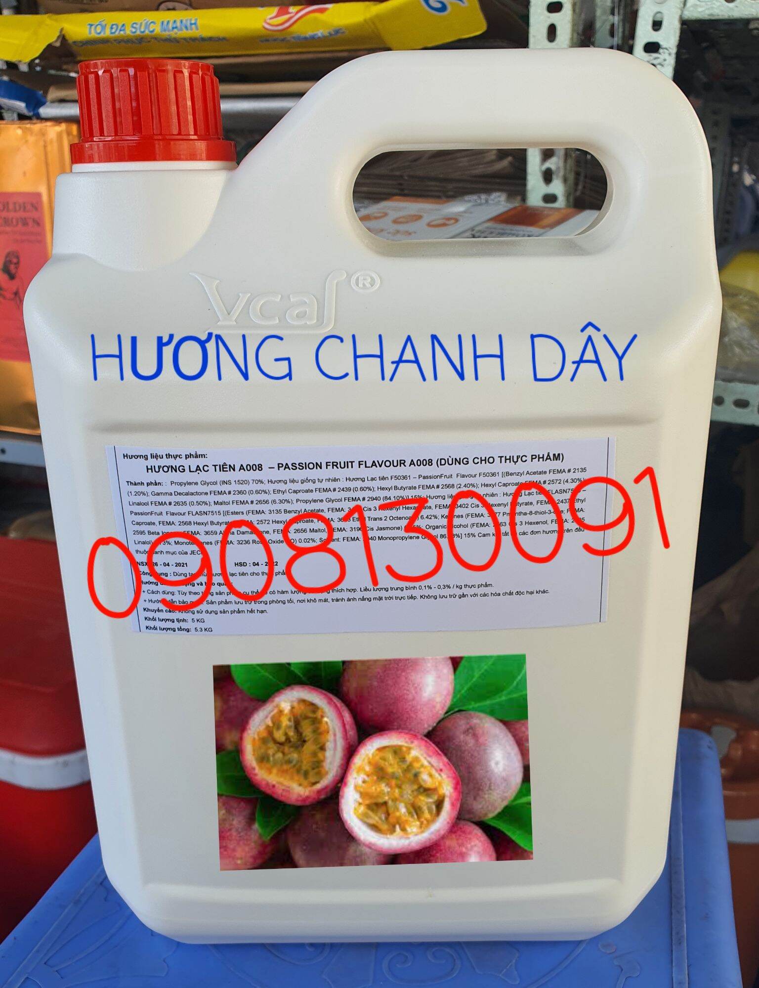 Hương chanh dây dạng lỏng
