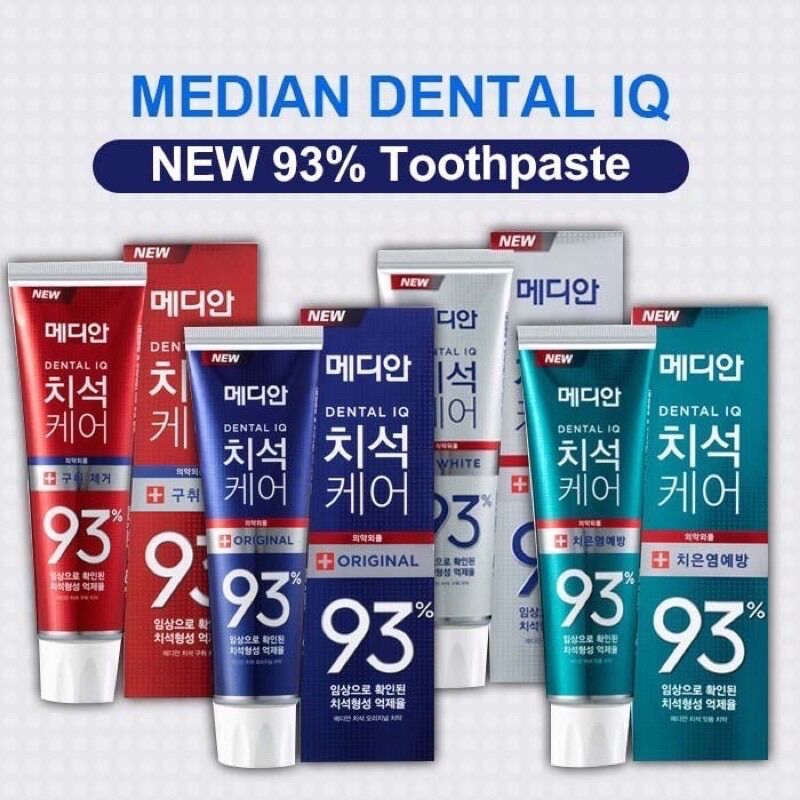 Kem Đánh Răng Median Dental IQ 93% 120gr