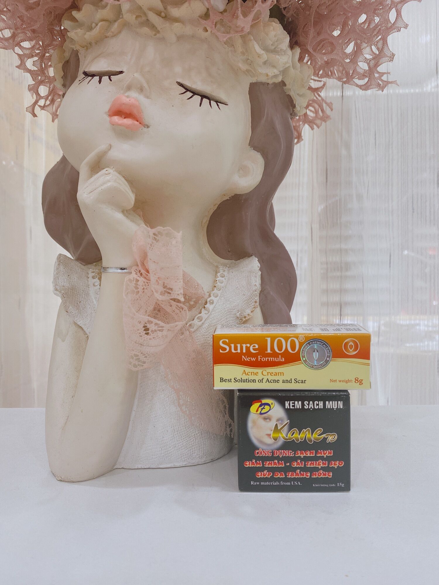 Mua kem mụn kane tặng 1 kem mờ sẹo sure 100