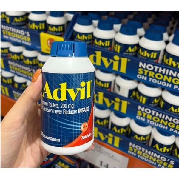 Advil - Hộp 300 viên uống của Mỹ nắp xoay ha. sôt gia m đau