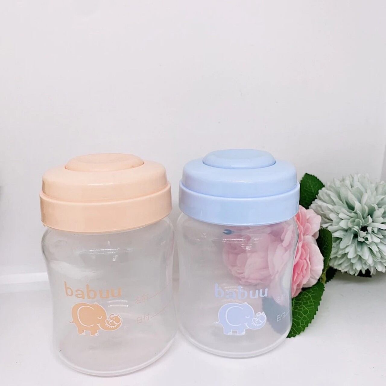 Bộ 3 bình trữ sữa 120ml BaBuu nhật bản [trữ tối đa 150ml]