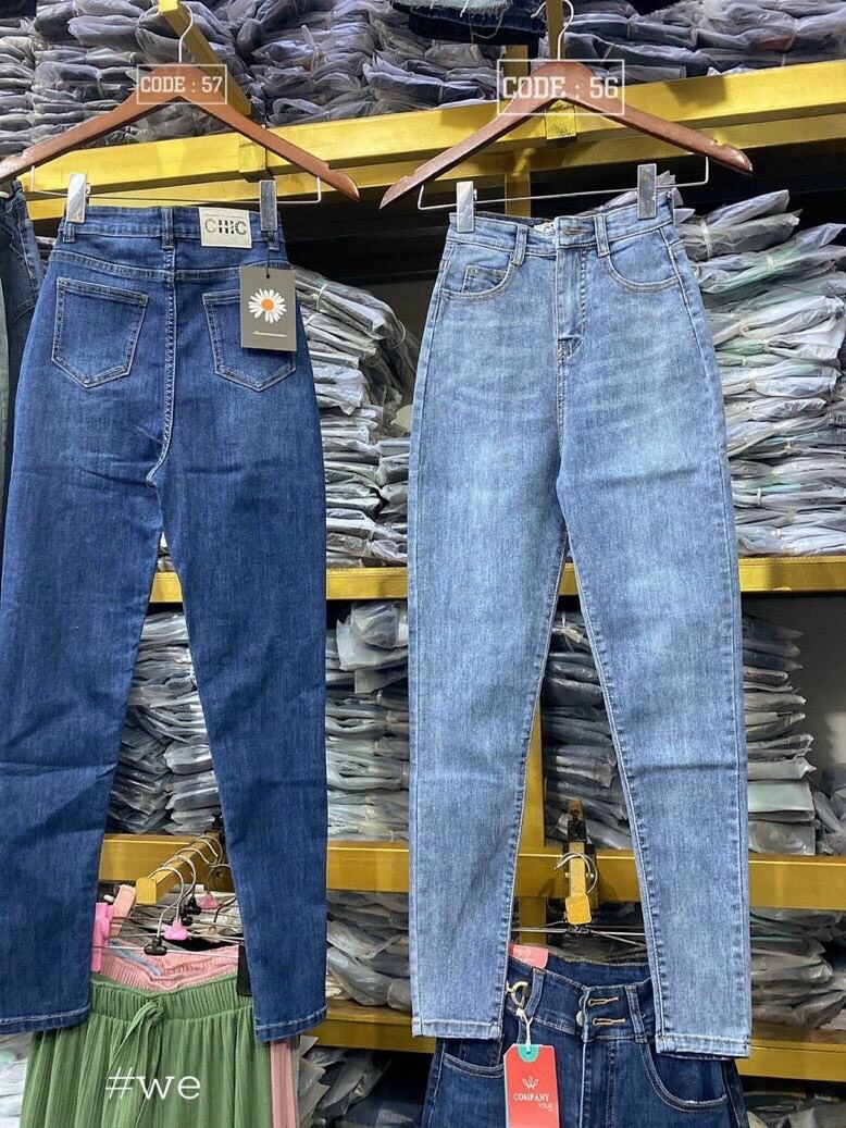 QUẦN JEANS LƯNG CAO CO GIÃN TÔN DÁNG