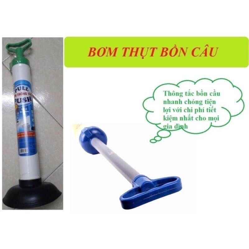 Bơm thụt thông cống và bồn cầu
