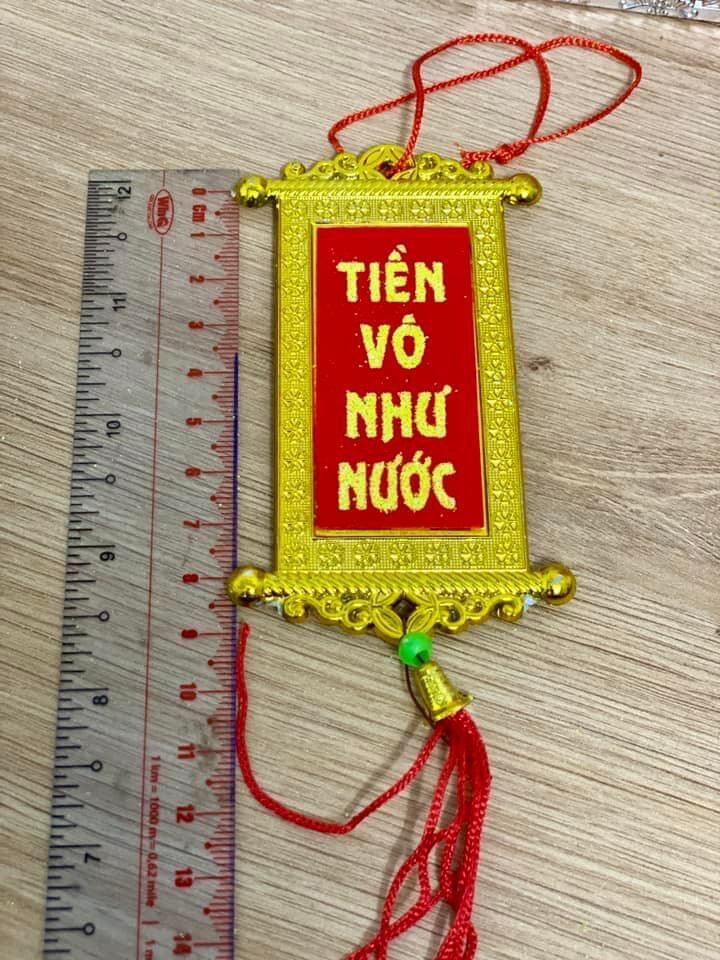 Combo 10 liễng thẻ bài treo tết size lớn chữ Tiền