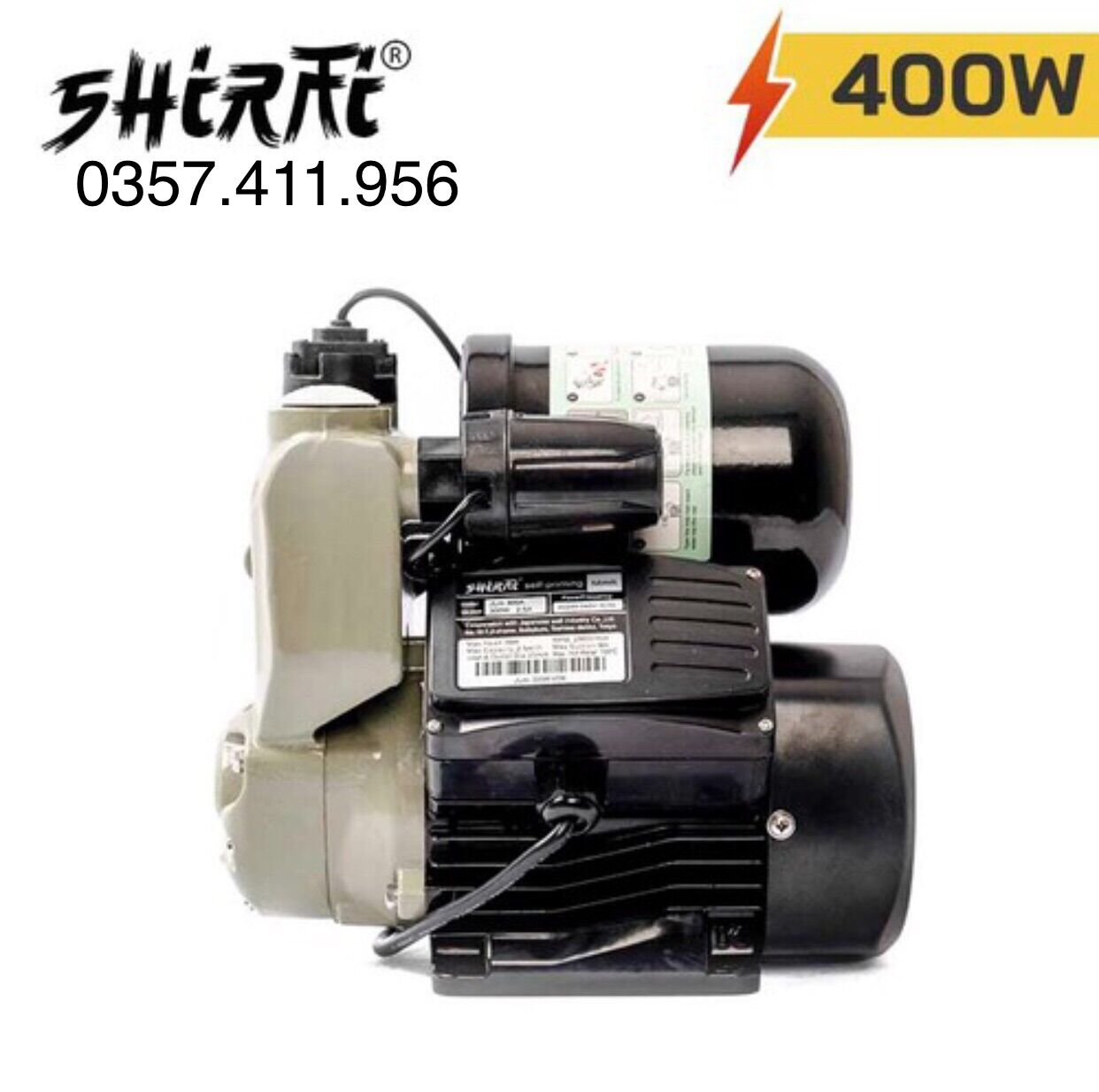 Máy bơm tăng áp tự động shirai jlm 400a