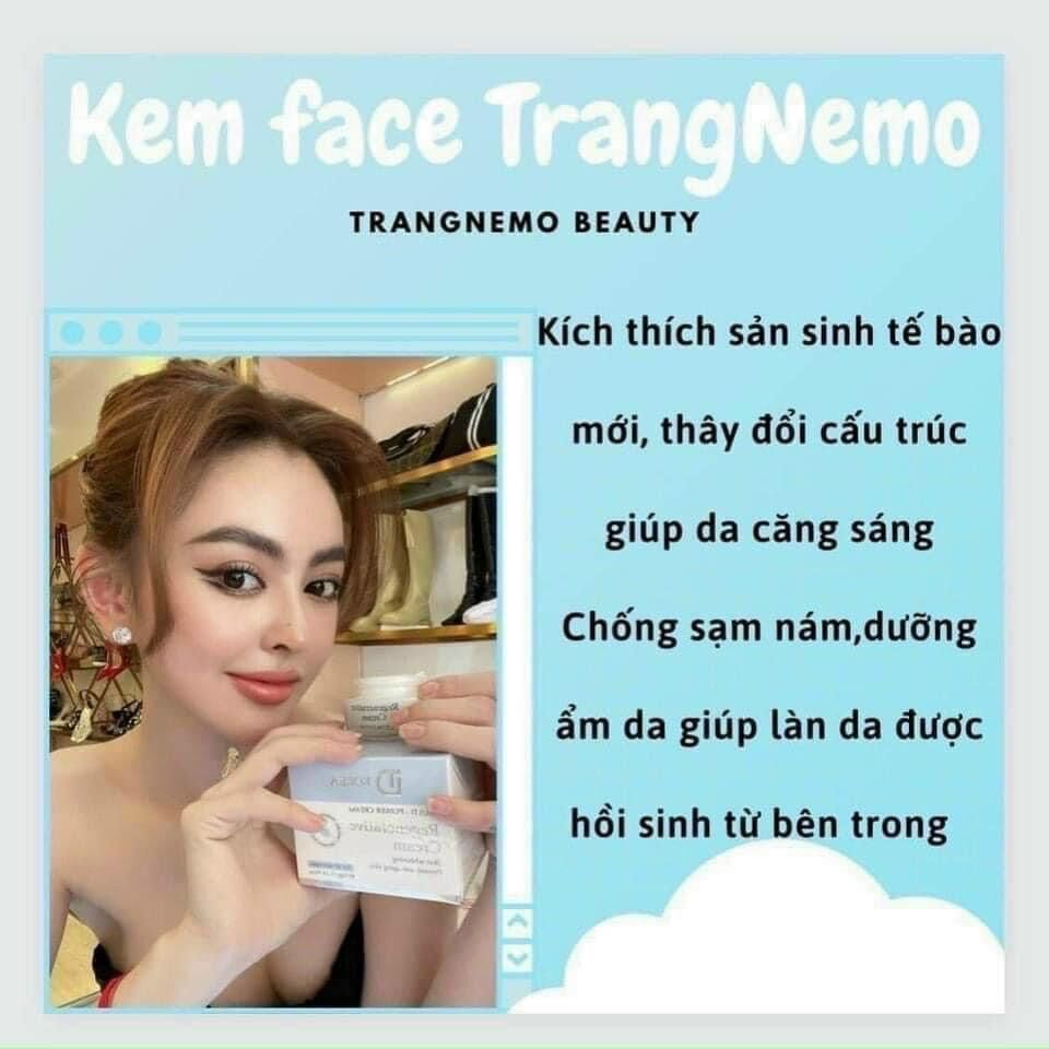 Combo kem face serum và chống nắng Trang Nemo