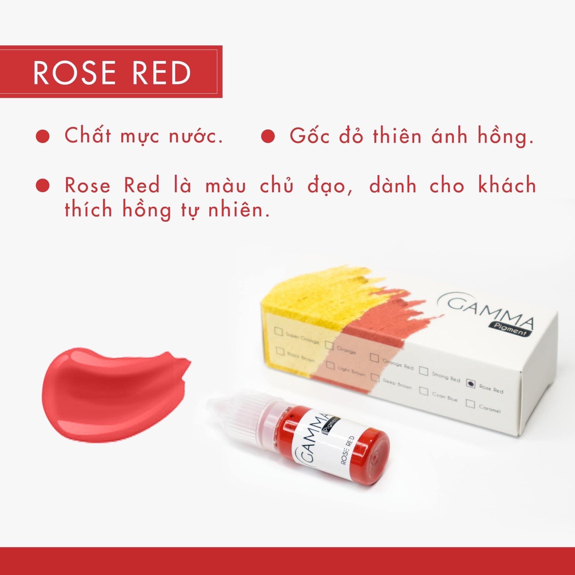 Mực phun môi Gamma