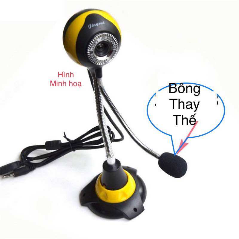 Bông lọc micro dùng trợ giảng( míc trợ giảng).