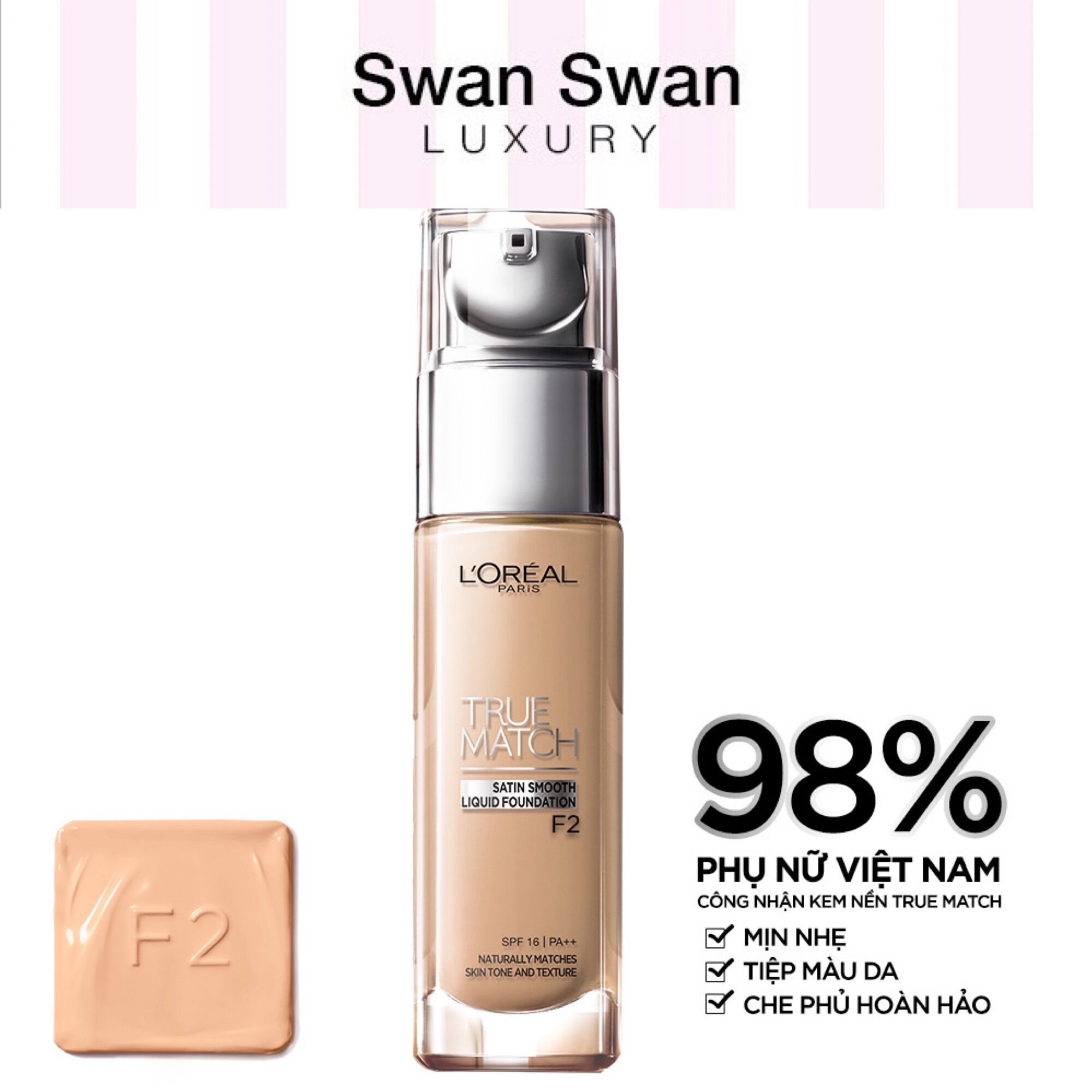 Kem Nền Dưỡng Ẩm Loreal True Match Foundation 30ml