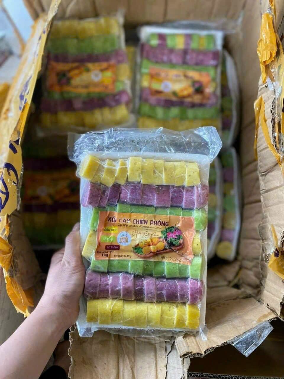XÔI CHIÊN PHỒNG 3 MÀU 1KG