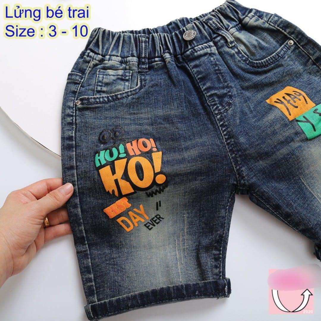Quần jean lửng bé trai 12-60ki
