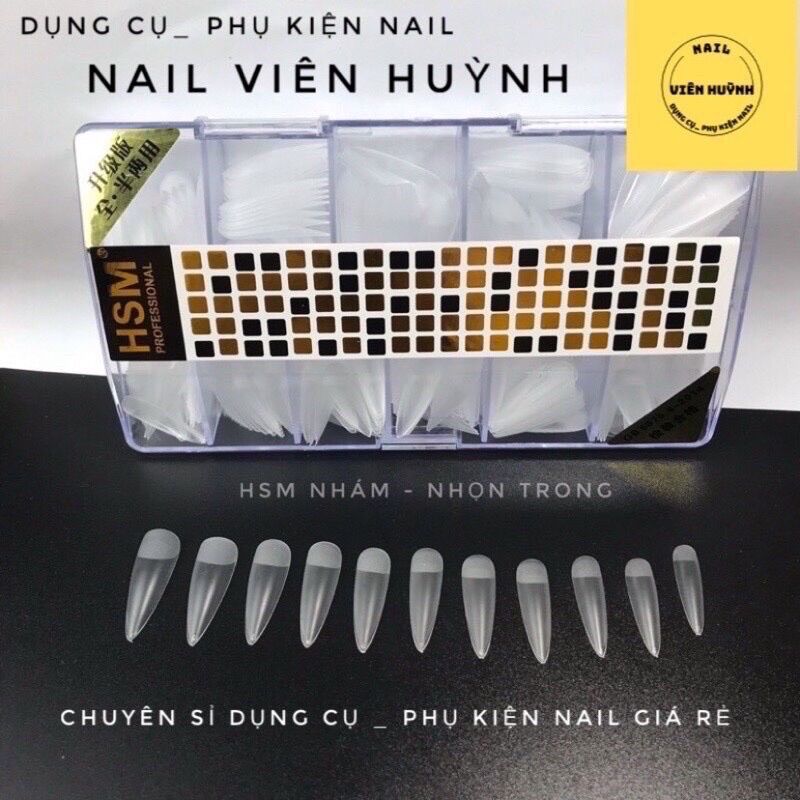 Móng úp nhám sẵn HSM fom chuẩn đẹp
