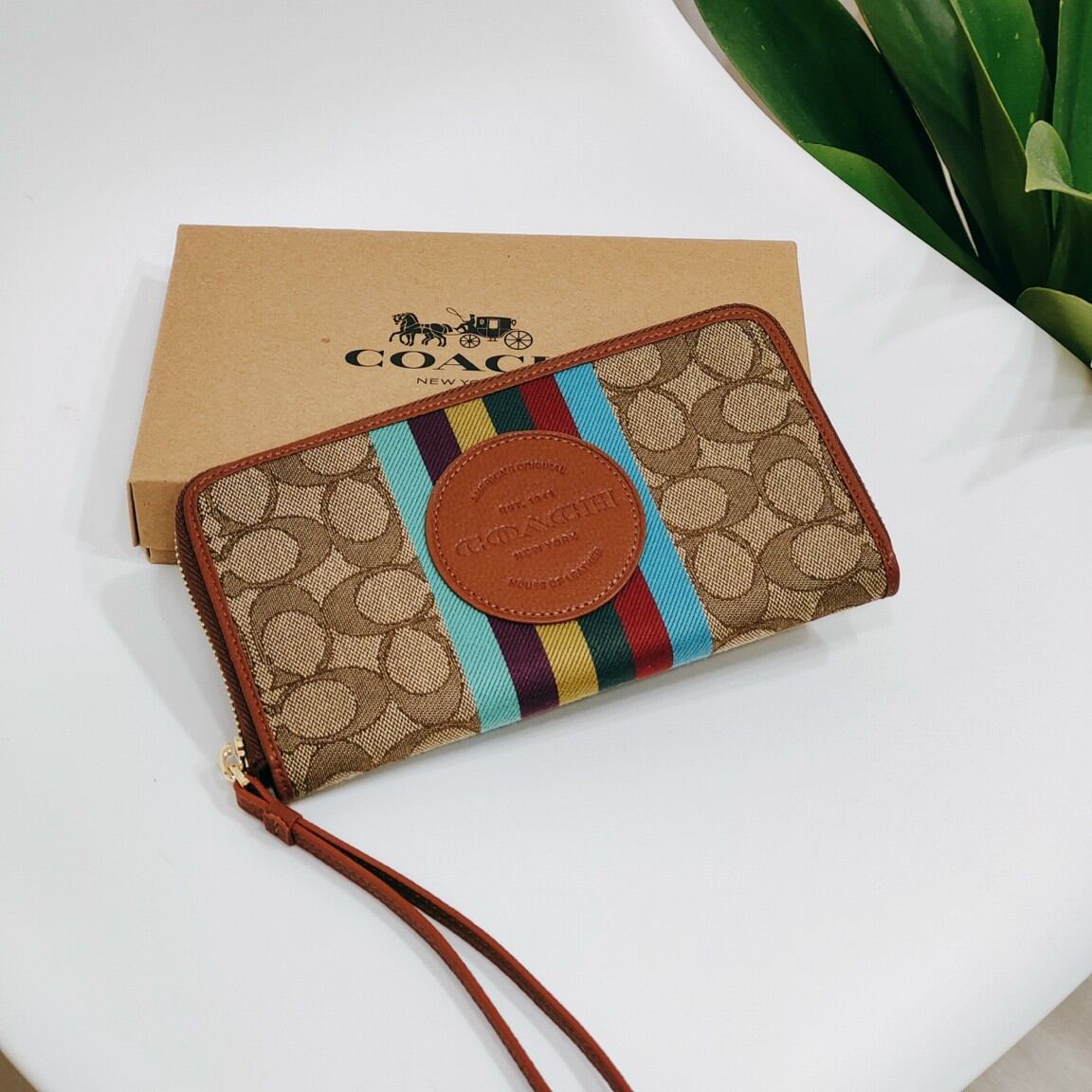 Ví COA*CH DEMPSEY LARGE PHONE WALLET siêu cưng