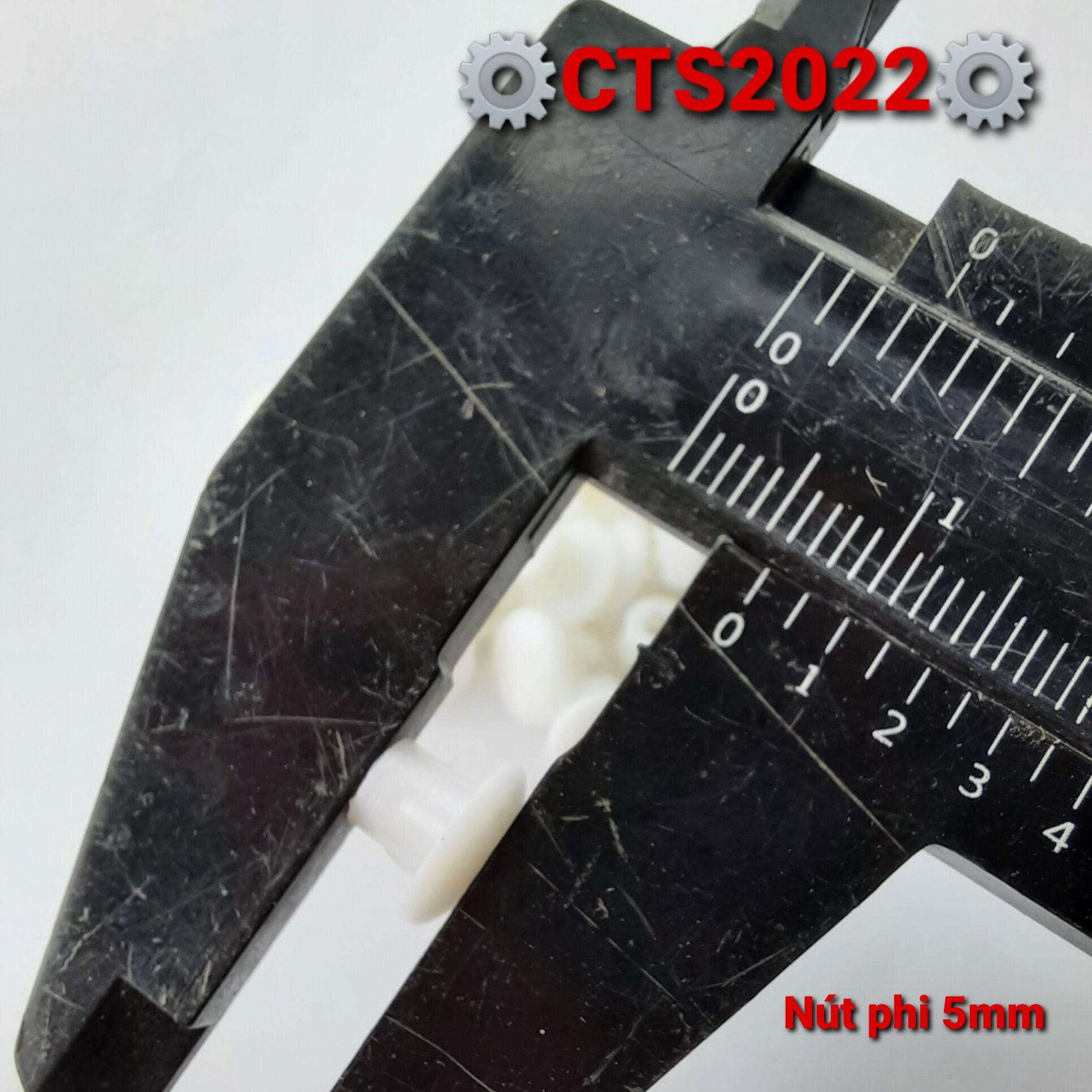 2 Nút nhựa bịt lỗ phi 5mm