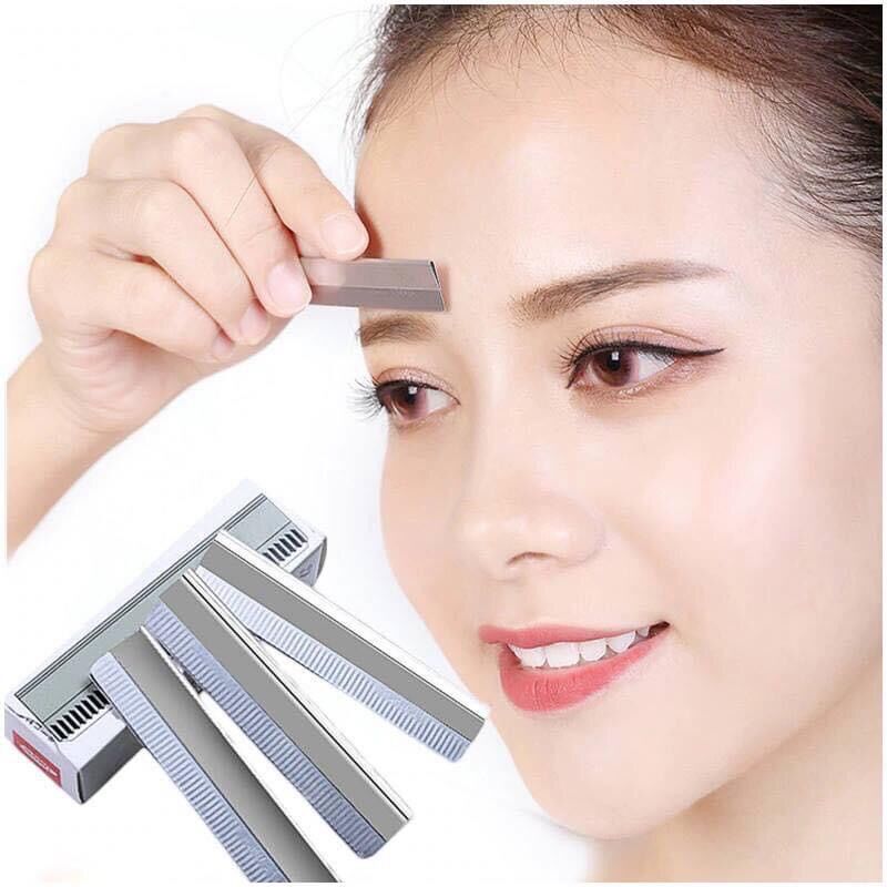 Dao cạo chân mày siêu bén - Hộp 10 Lưỡi