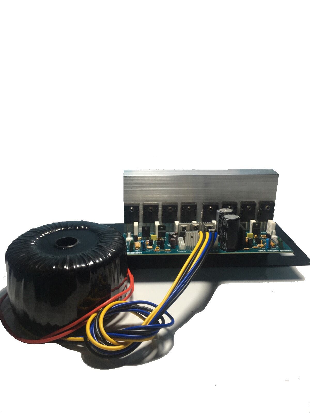 Bo công suất 2 kênh 8 sò đại C5200 dùng cặp bass sân khấu có kèm nguồn xuyến 800W