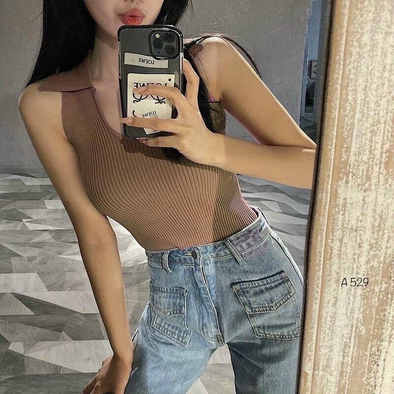 ⭐️⭐️ ÁO BA LỖ BODY LEN CỔ BẺ