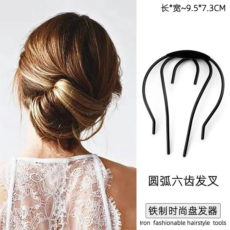 Kẹp chữ u màu đen dày hơn, kẹp tóc, ghim cài tóc búi tóc, trâm cài tóc, phụ kiện tóc, kẹp tóc, phụ kiện tóc