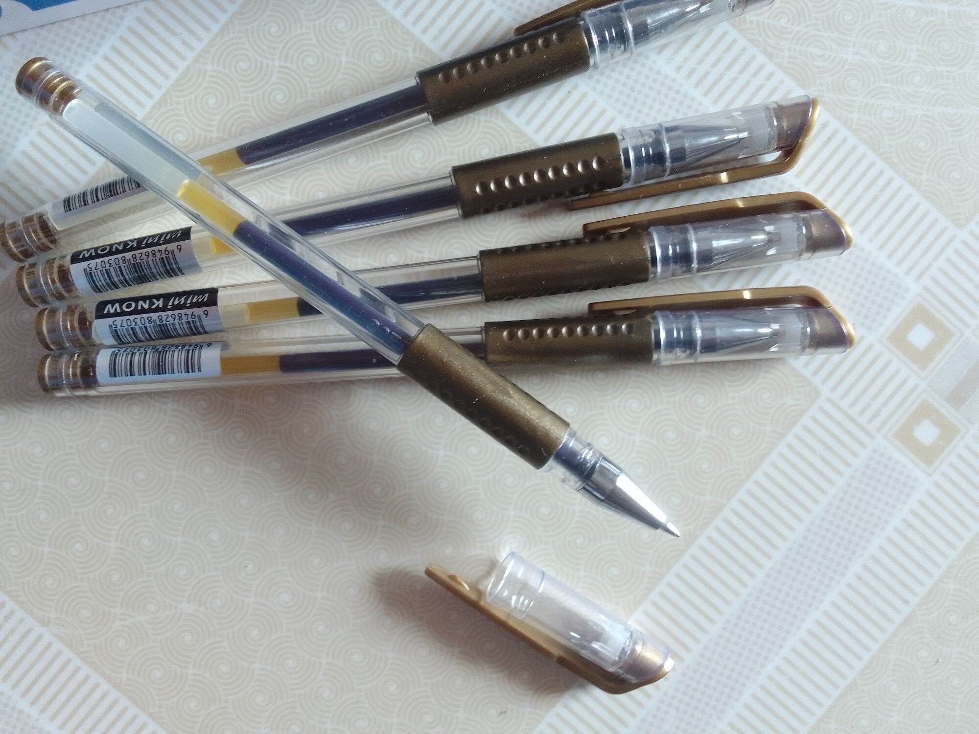 Set 5 bút mực gel Cenvava Mini Know mực xanh cao cấp