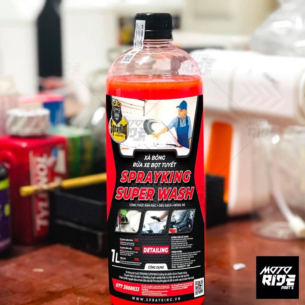 Sprayking super wash xà bông rửa xe siêu đậm đặc